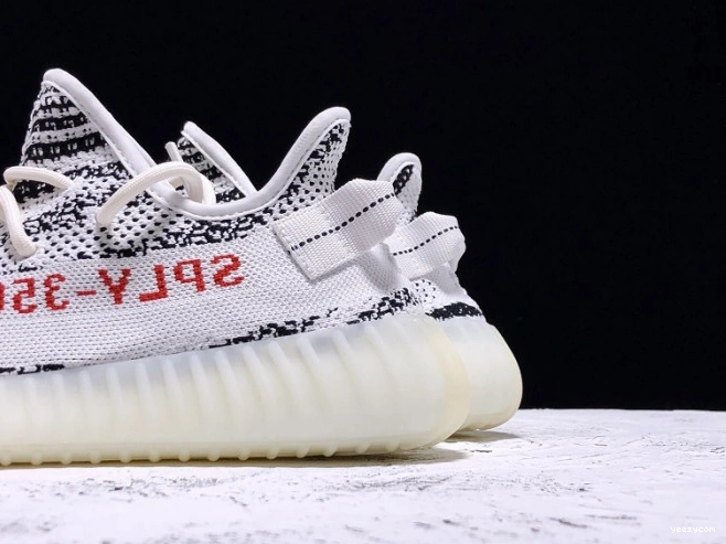 Boost Yeezy Black 350 White Adidas Zebra V2 CP9654 0801